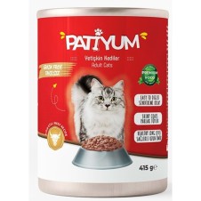 Patiyum Sığır Etli Ezme Kedi Konservesi 400 Gr