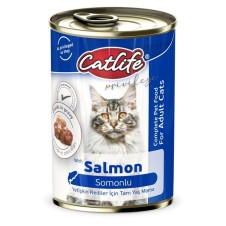 Catlife Somonlu Yetişkin Kedi Konservesi 400 Gr