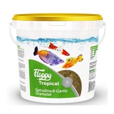 Floppy Tropıcal Spırulına&Garlıc Granulat 3Kg Kova