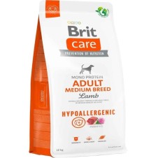 Brit Care Hipoalerjenik Kuzulu ve Pirinçli Orta Irk Yetişkin Köpek Maması 12 Kg