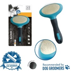M Pets Köpekler İçin İnce Telli Oval Fırça (S)
