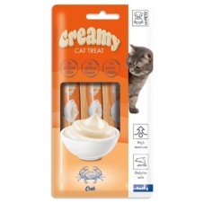M-Pets Creamy Yengeçli Krema Kedi Ödül Maması 4*15 Gr