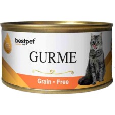 BestPet Gurme Kedi Konservesi Somonlu Parça Etli 100 Gr