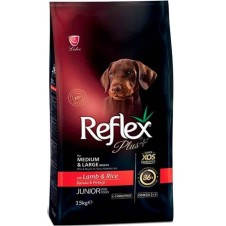 Reflex Plus Orta ve Büyük Irk Kuzulu Pirinçli Yavru Köpek Maması 15 Kg