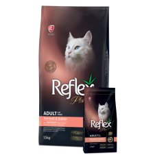 Reflex Plus Hairball&Indoor Somonlu Yetişkin Kedi Maması 15 Kg