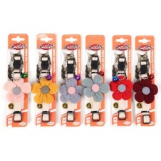 Catlife Kediler İçin Büyük Çiçekli  Zilli Boyun Tasması