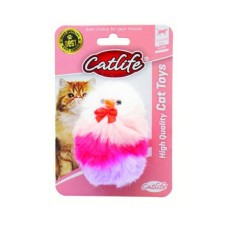 Catlife Kediler İçin Tüylü Renkli Kuş Oyuncak
