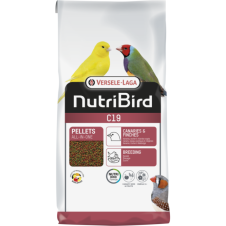Versele Laga Nutribird C19 Üreyen Kanaryalar Ve Finçler İçin Meyveli Pelet Yem 10 Kg