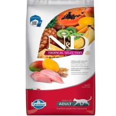 N&D Tropical Selection Tavuklu ve Tropikal Meyveli Yetişkin Kedi Maması 10kg