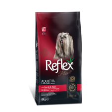 Reflex Plus Mini ve Küçük Irk Kuzulu ve Pirinçli Yetişkin Köpek Maması 8 Kg
