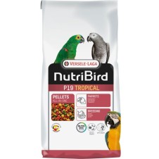 Versele Laga Nutribird P19 Tropical Üreyen Papağanlar İçin Renkli Meyveli Pelet Yem 10 Kg