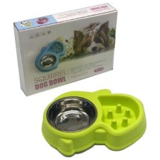 Ally Paws Squırrel Dog Bowl Şekilli Köp.Mama Su Kabı