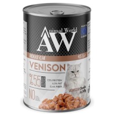 nimal World Jöle İçerisinde Geyik Etli Yetişkin Kedi Konservesi 415 Gr
