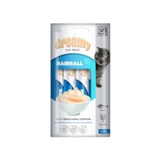 M-Pets Creamy Tüy Yumağı Önleyici Krema Kedi Ödül Maması 4*15 Gr