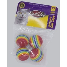 Catlife Kediler İçin Renkli Top 4Lü