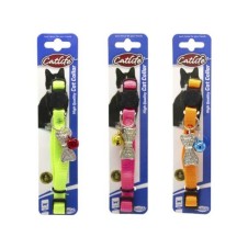 Catlife Kediler İçin Taşlı Zilli Boyun Tasması Mix Color