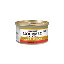 Gourmet Gold Kıyılmış Sığır Etli Konserve Kedi Maması 85Gr