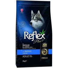Reflex Plus Somonlu Orta ve Büyük Irk Yetişkin Köpek Maması 3 Kg