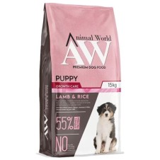 Animal World Kuzu Etli Yavru Köpek Maması 15 Kg