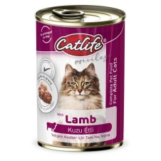 Catlife Kuzu Etli Yetişkin Kedi Konservesi 400 Gr