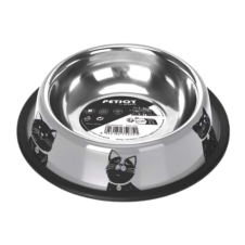 M-Pets Petjoy Catfamily Çelik Mama Kabı (M) 610Ml