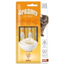 M-Pets Creamy Tavuklu Krema Kedi Ödül Maması 4*15 Gr