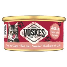 Voskes Ton Balıklı ve Somonlu Yetişkin Kedi Konservesi 85 Gr