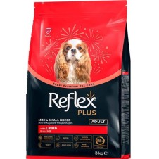 Reflex Plus Kuzu Etli Mini ve Küçük Irk Yetişkin Köpek Maması 3 Kg