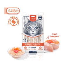 Wanpy Digestive Health Somon & Tavuk Krema Kedi Ödülü 14Gr*5 Adet