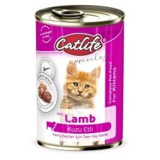 Catlife Kuzu Etli Yavru Kedi Konservesi 400 Gr