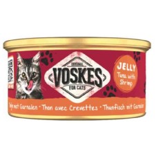 Voskes Ton Balığı ve Karidesli Yetişkin Kedi Konservesi 85 Gr