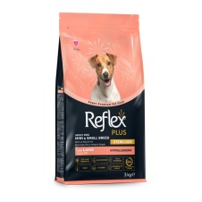 Reflex Plus Kuzu Etli Mini ve Küçük Irk Kısırlaştırılmış Yetişkin Köpek Maması 3 Kg
