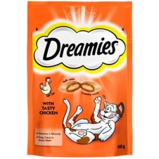 Dreamies İç Dolgulu Tavuklu Kedi Ödül Bisküvisi 60 Gr