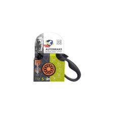 M-Pets Autobrake Otomatik Şerit Gezdirme Kayışı 5m (Turuncu) [S]