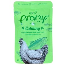 Pramy Calming Jöle İçinde Tavuk Etli ve Somonlu Kedi Pounch 70 Gr