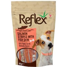 Reflex Kıtır Balık Derili Somonlu Köpek Ödül Çubuğu 80gr