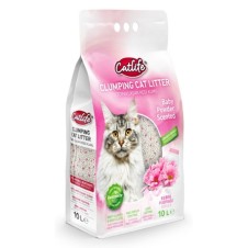 Catlife Bebek Pudra Kokulu bentonit Kedi Kumu 10 Lt