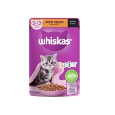 Whiskas Pouch Sos İçinde Kümes Hayvanlı Yavru Kedi Konservesi 85 Gr
