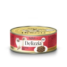 Reflex Plus Delizzia Sos İçinde Parça Etli Dana Etli Yetişkin Kedi Konservesi 85 Gr