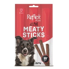 Reflex Plus Dog Biftekli Yetişkin Ödül Çubuk 3*11Gr