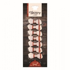 M-Pets Trusty Biftekli Düğümlü Köpek Kemiği 6cm 84gr 7li Paket