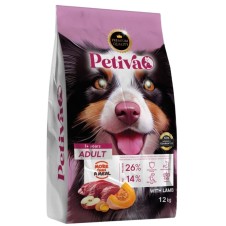 Petiva Yetişkin Köpekler İçin Kuzu Etli Köpek Maması 12 Kg