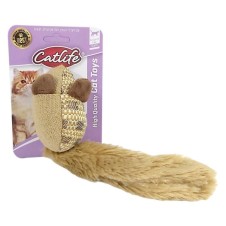 Catlife Kediler İçin Uzun Peluş Kuyruklu Fare