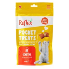 Reflex Pocket Treats Sensitive Hassas Kedi Ödül Maması 60gr