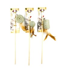 Catlife Kediler İçin Oyuncak Olta Hasır Aksesuarlı