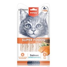 Wanpy Superfood Somonlu,Chia&Deniz Yosunlu Krema Kedi Ödülü 14Gr*5 Adet