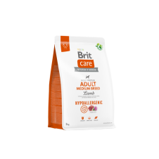 Brit Care Orta Irk Yetişkin Köpekler İçin, Tek Proteinli, Hipoalerjenik, Kuzu Etli Kuru Mama 3 kg