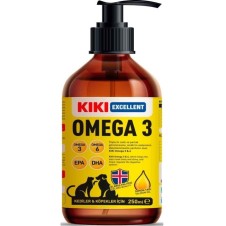 Kiki Excellent Kedi ve Köpek Omega-3 Balık Yağı 250 Ml