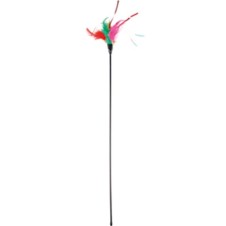 Flamingo Tüylü Kedi Oltası 48Cm