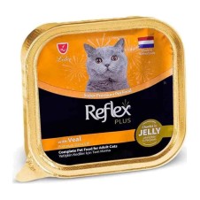 Reflex Plus Jöle İçinde Et Parçacıklı Dana Etli Yetişkin Kedi 85 Gr